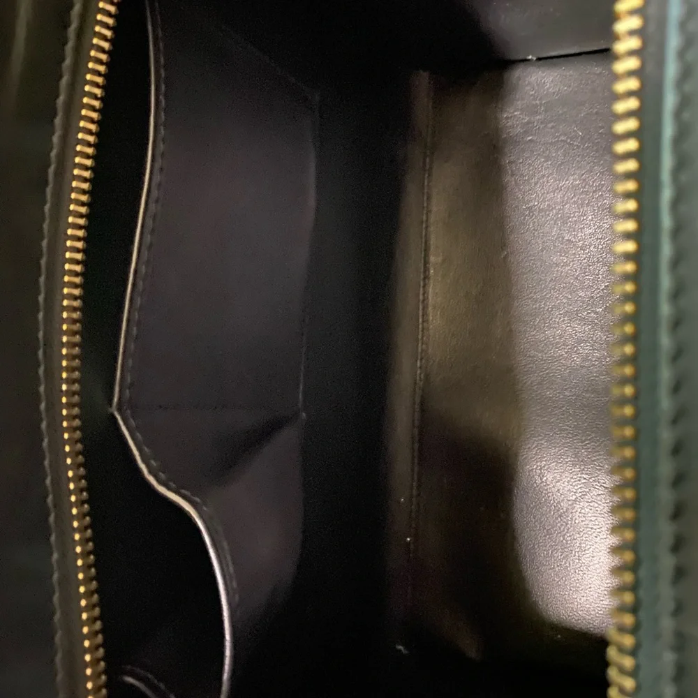 Host pick! π€©π₯³ Celine pistachio Pony hair and black leather Mini luggage bag - Picture 12 of 16